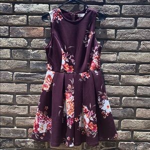 Altar’d State Burgundy A-Line Dress